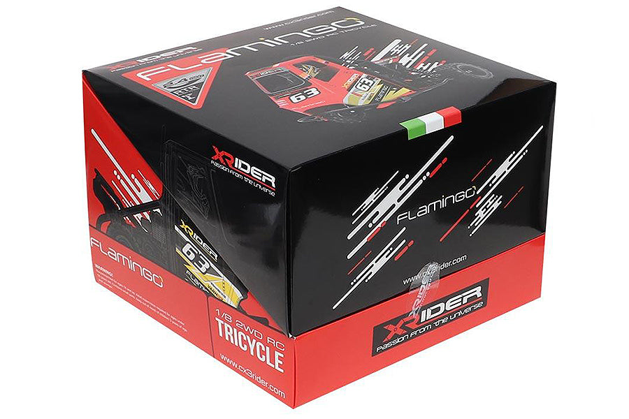 X-RIDER FLAMINGO 1/8 RC TRICYCLE RTR - Black/YELLOW