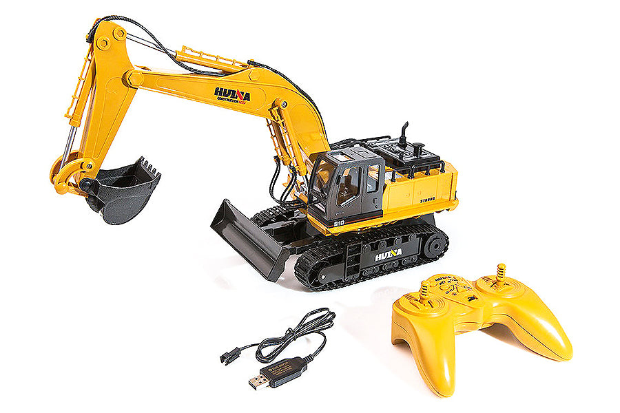 HUINA 1/16 SCALE RC EXCAVATOR 2.4G 11CH WITH DIE CAST BUCKET