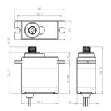 SAVOX WATERPROOF DIGITAL MINI SERVO 8KG/0.10S@6V (TRX 1/16)