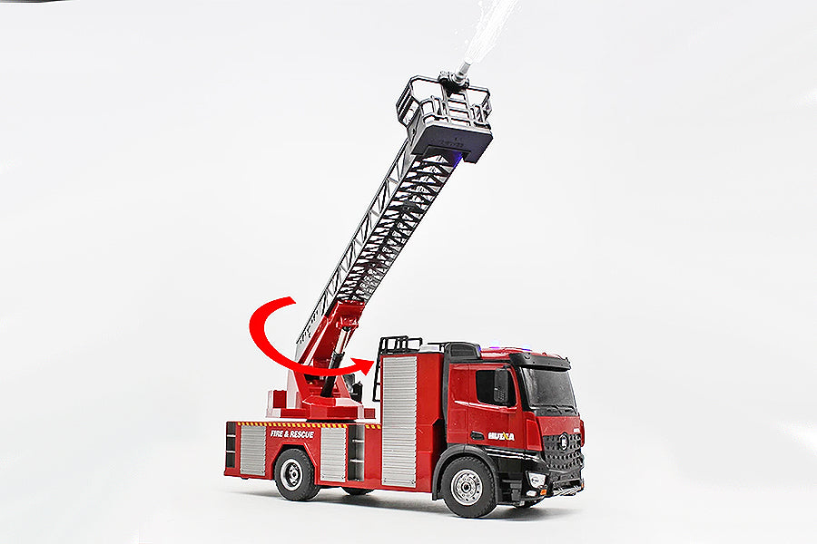 HUINA 1/14 FIRE TRUCK WITHLADDER AND HOSE