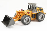 HUINA 2.4G 6CH RC BULLDOZER W/DIE CAST BUCKET - Ready to Shovel