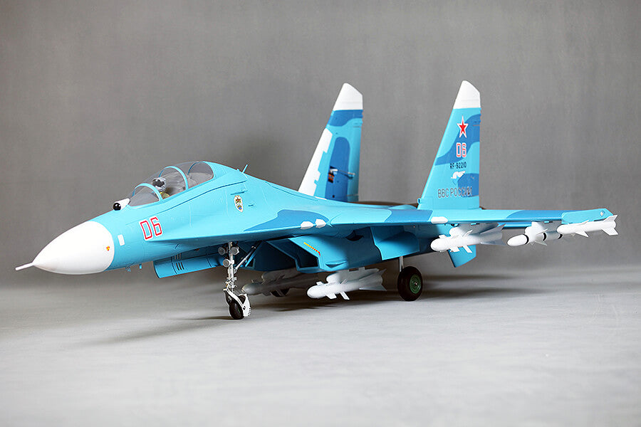 FMS TWIN 70MM EDF SU-27 ARTF MODEL - BLUE