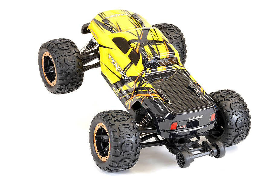 FTX TRACER 1/16 4WD BRUSHLESS MONSTER TRUCK RTR - YELLOW