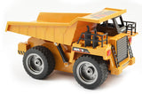 HUINA 2.4G 6CH RC DUMP TRUCK W/DIE CAST CAB - Ready to Dump