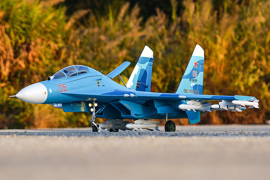 FMS TWIN 70MM EDF SU-27 ARTF MODEL - BLUE