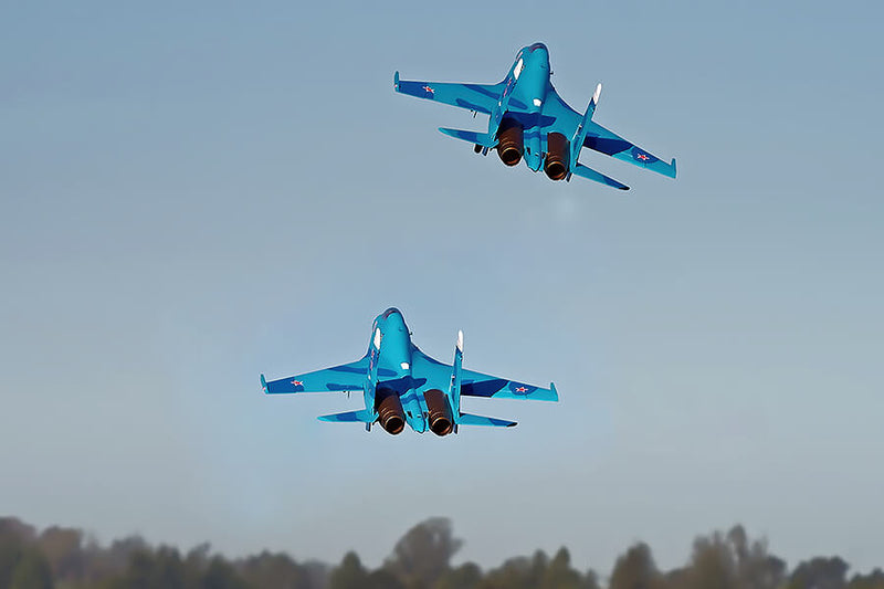 FMS TWIN 70MM EDF SU-27 ARTF MODEL - BLUE