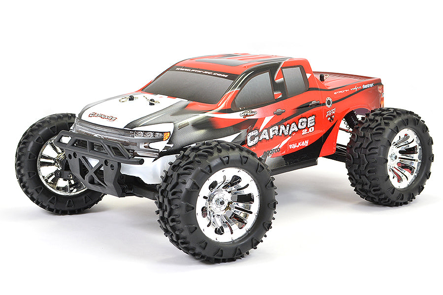 FTX CARNAGE 2.0 1/10 BRUSHED TRUCK 4WD Ready to Run - RED