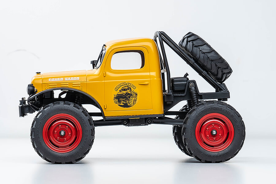 FMS FCX 1/24TH POWER WAGON SCALER Ready To Run - YELLOW