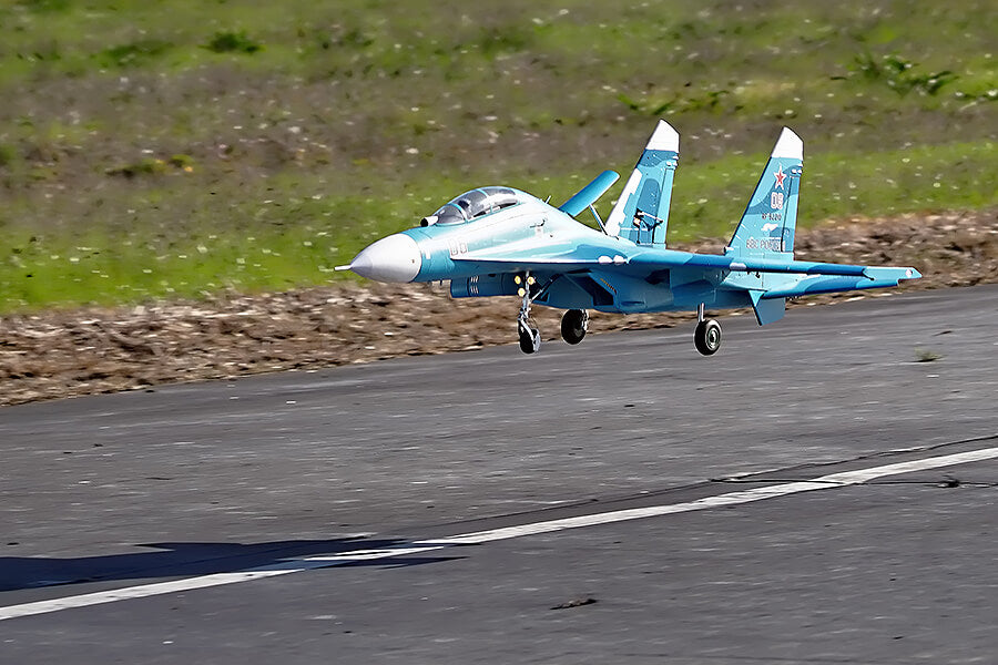 FMS TWIN 70MM EDF SU-27 ARTF MODEL - BLUE