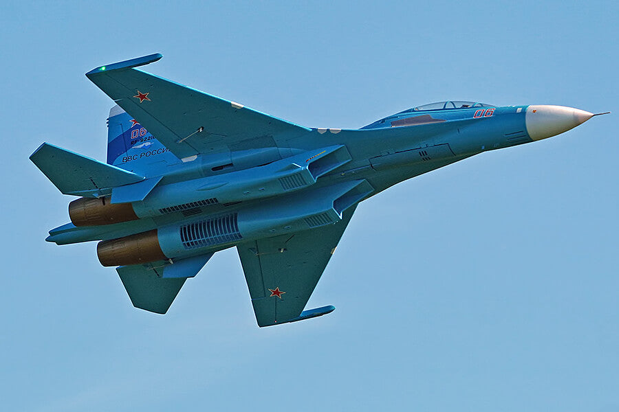 FMS TWIN 70MM EDF SU-27 ARTF MODEL - BLUE