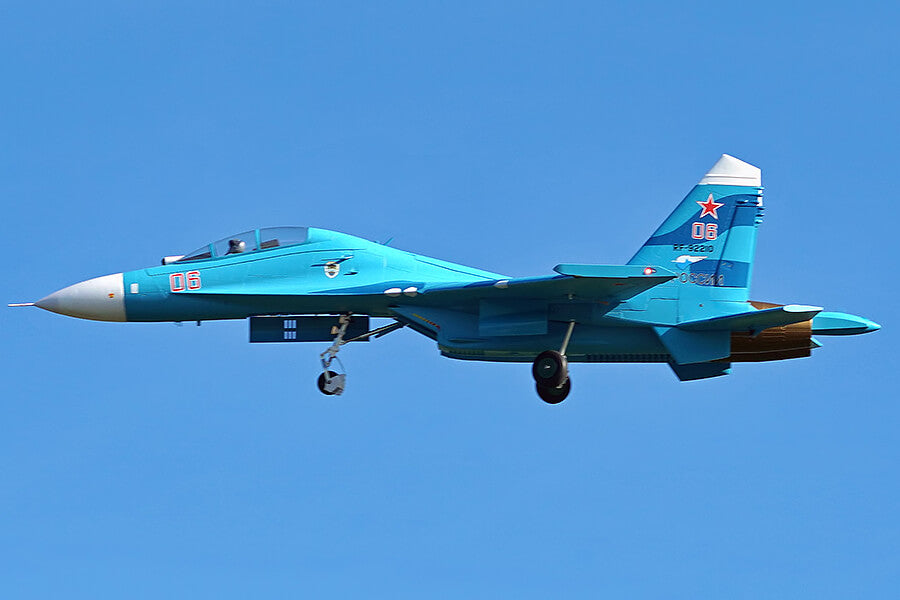 FMS TWIN 70MM EDF SU-27 ARTF MODEL - BLUE