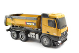 HUINA RC TIPPER/DUMP TRUCK - 10 FUNCTIONS WITH DIE CAST CAB - BUCKETS - WHEELS