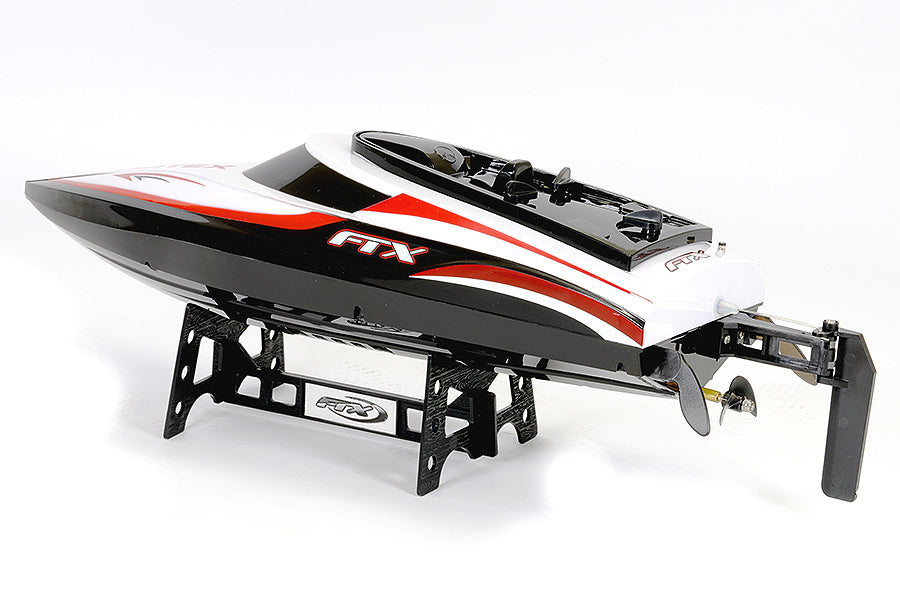 FTX BLACK VORTEX HIGH SPEED R/C RACE BOAT 44CM -Black