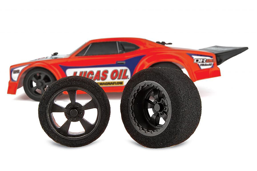 TEAM ASSOCIATED QUALIFIER SERIES DR28 1:28 LUCAS OIL DRAG RACE CAR