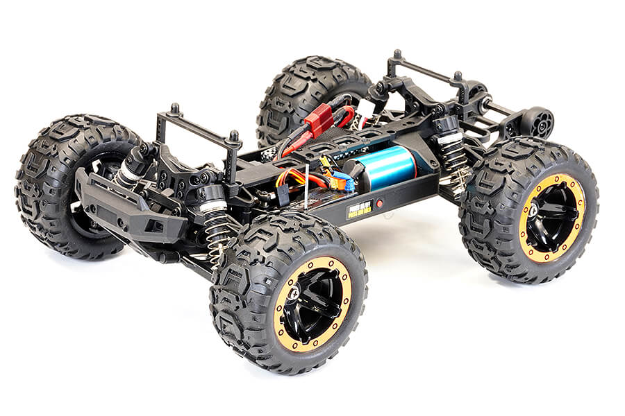 FTX TRACER 1/16 4WD BRUSHLESS MONSTER TRUCK RTR - YELLOW