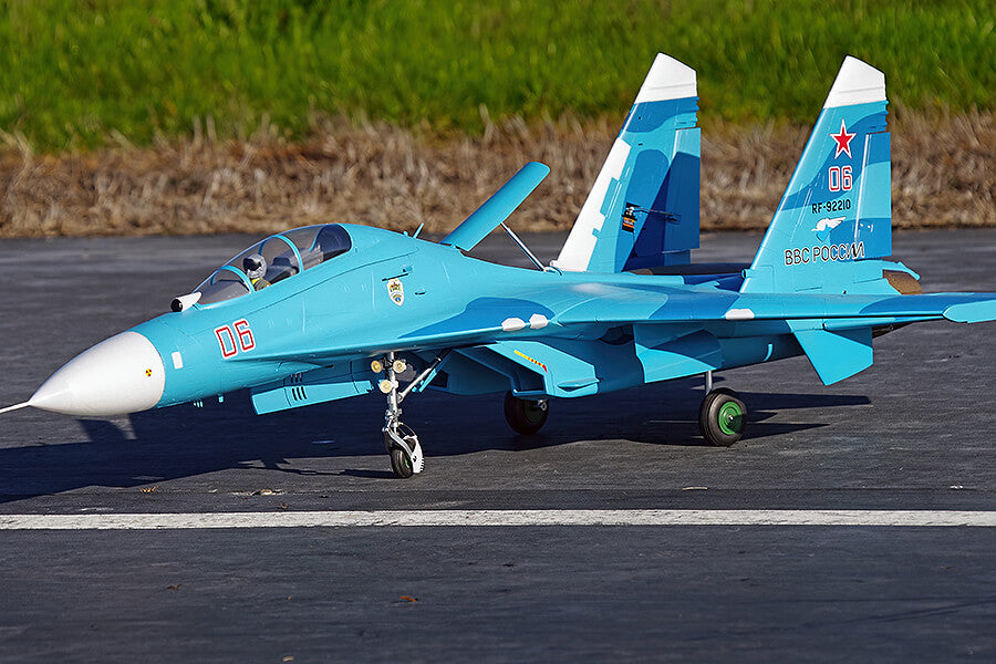 FMS TWIN 70MM EDF SU-27 ARTF MODEL - BLUE