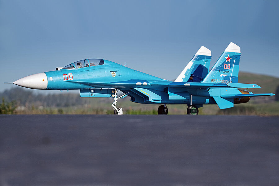 FMS TWIN 70MM EDF SU-27 ARTF MODEL - BLUE