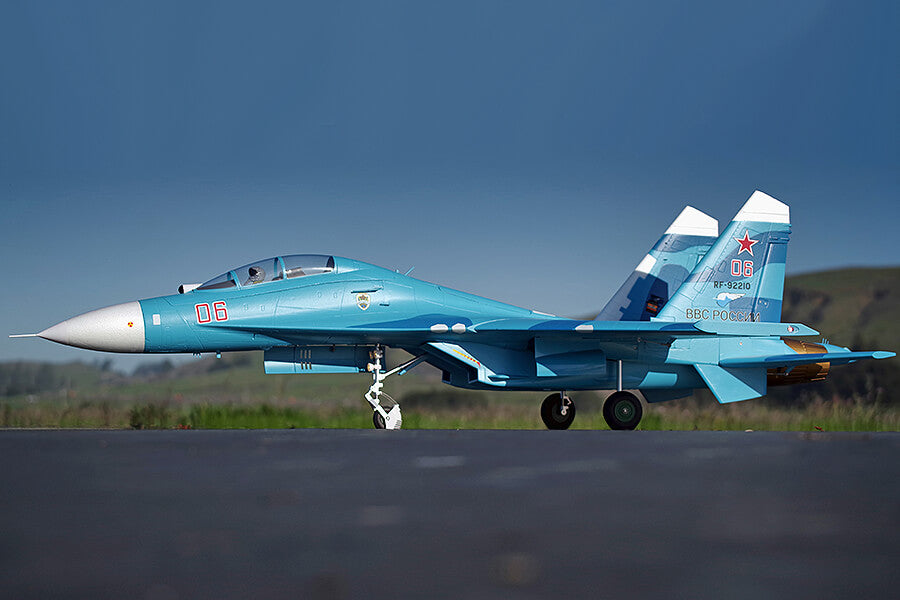 FMS TWIN 70MM EDF SU-27 ARTF MODEL - BLUE