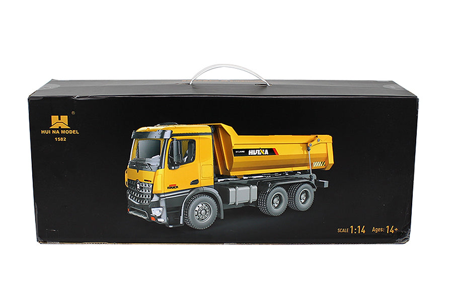 HUINA RC TIPPER DUMPTRUCK 2.4G 10CH With Die CAST CAB - DUMP BED