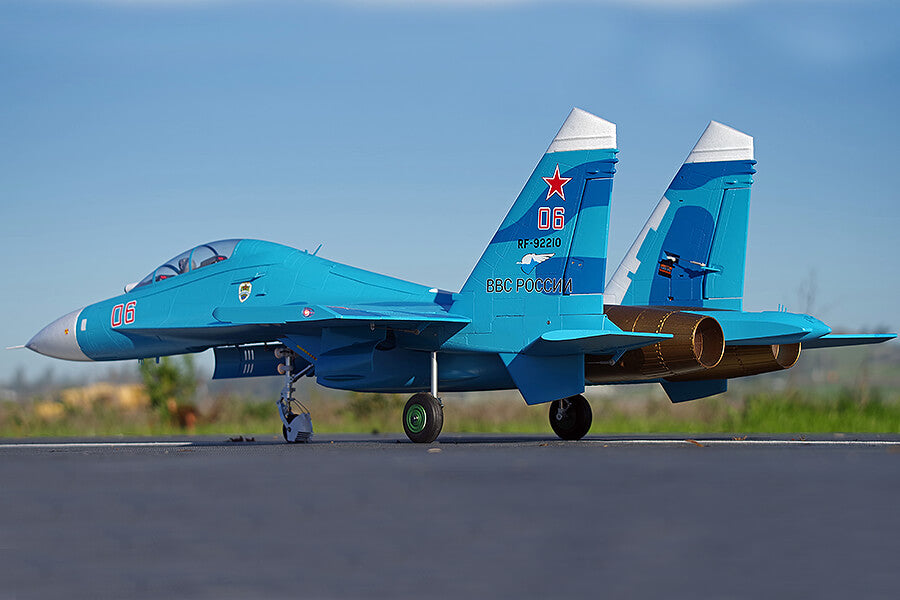 FMS TWIN 70MM EDF SU-27 ARTF MODEL - BLUE