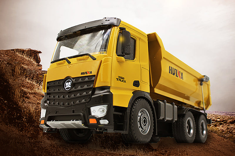 HUINA RC TIPPER DUMPTRUCK 2.4G 10CH With Die CAST CAB - DUMP BED