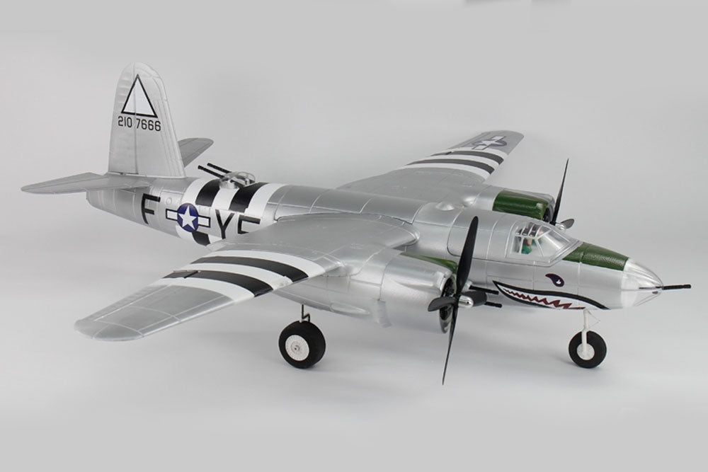 Dynam B-26 Marauder Silver 1500mm Wingspan - PNP