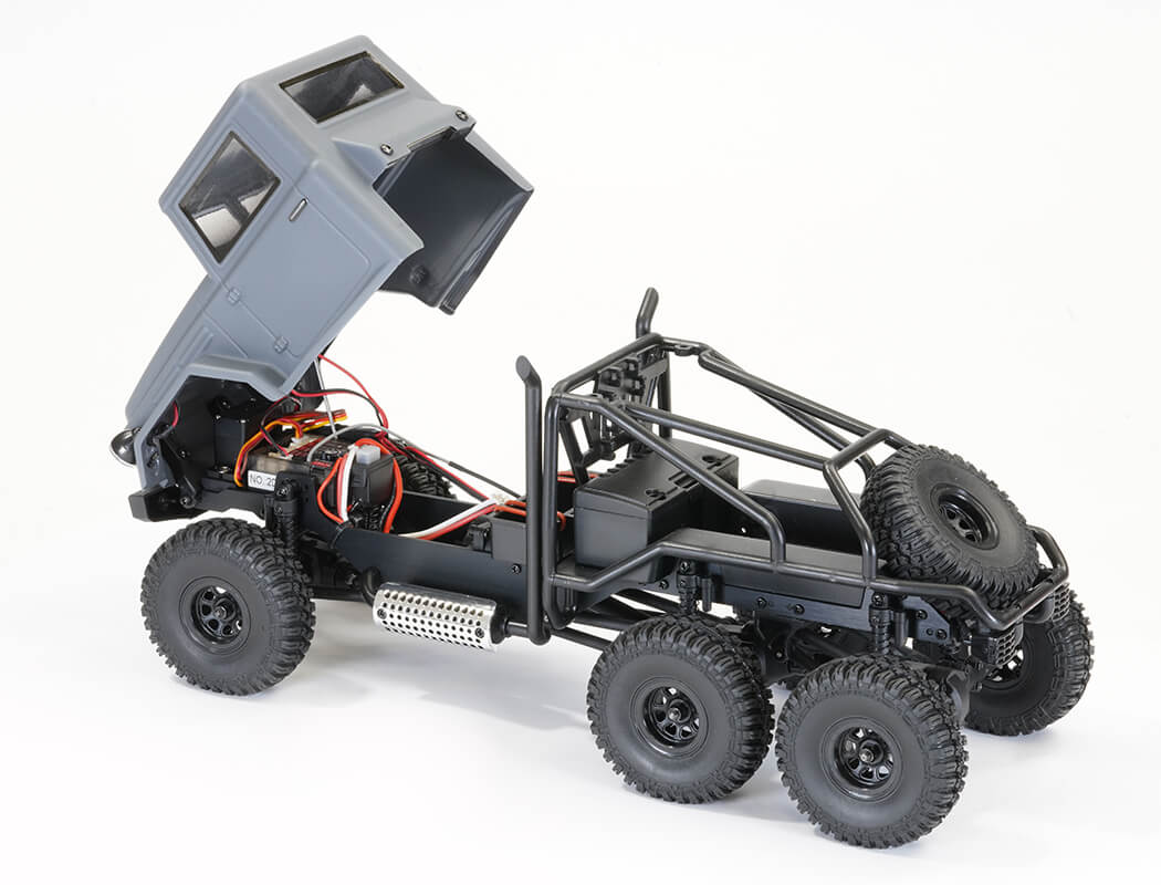 FTX OUTBACK MINI X SIXER 1:18 TRAIL READY-TO-RUN - GREY