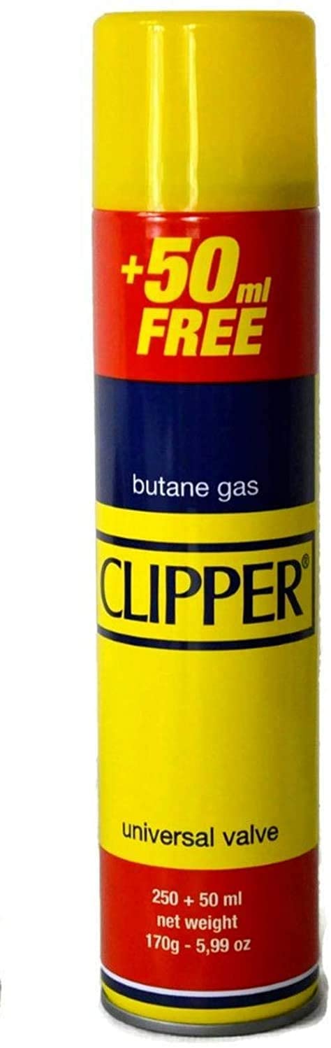 Genuine 300ml Butane Gas Clipper – Gas Fuel Lighter Refil