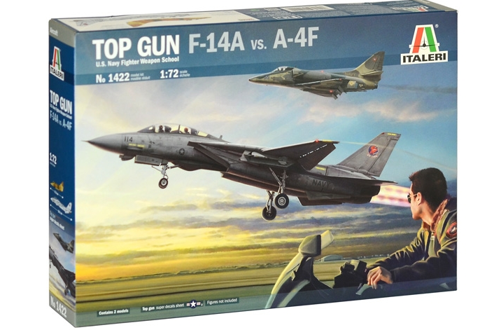 Italeri 1/72 Scale Top Gun F-14A vs A-4F IT1422