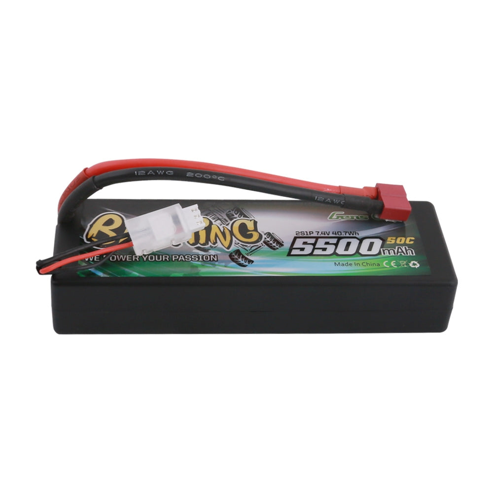 Gens ace Battery LiPo 2S 7.4V-5500-50C(Deans) 139x47x25mm 245g