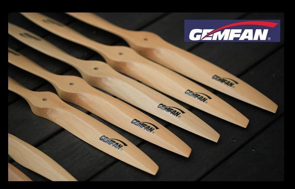 GEMFAN 10 X 7 GLOW WOOD PROPELLOR