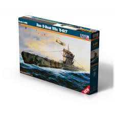 Plastic Kit MisterCraft 1:400 Scale Das U-Boat V11c U-617 MCD290