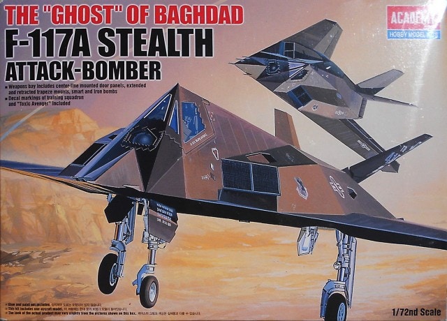 Plastic Kit Academy 1/72 scale The Ghost of Baghdad F-117A Stealth Attack-Bomber 12475