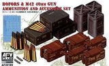 Plastic Kit AFVclub BOFORS & M42 40mm Gun Ammuntion and Accessory Set  1:35