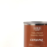 Gloss Enamel Fuel-Proof Paint Chroma White (125ml Tin) (FL6200)