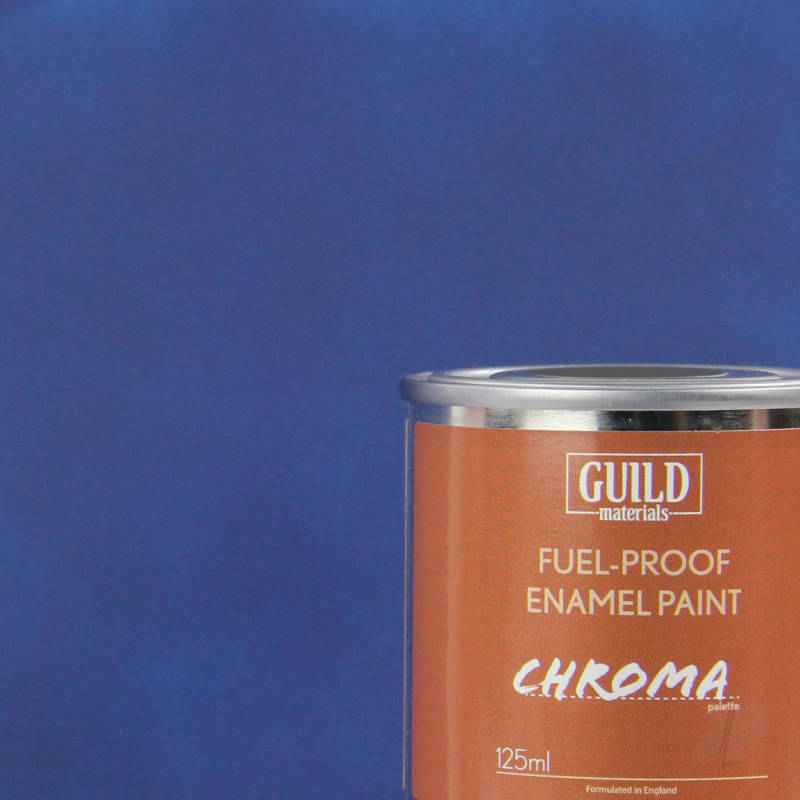 Matt Enamel Fuel-Proof Paint Chroma Dark Blue (125ml Tin) (FL63054)