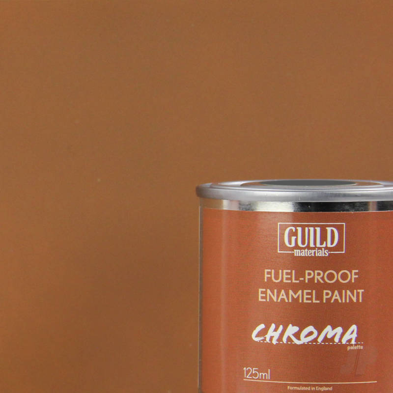 Matt Enamel Fuel-Proof Paint Chroma Dark Earth (125ml Tin) (FL6314)