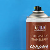 Gloss Enamel Fuel-Proof Paint Chroma Light Blue (400ml Aerosol)  (FL6405)