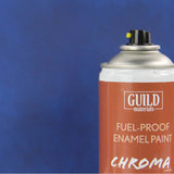 Matt Enamel Fuel-Proof Paint Chroma Dark Blue (400ml Aerosol)  (FL6504)