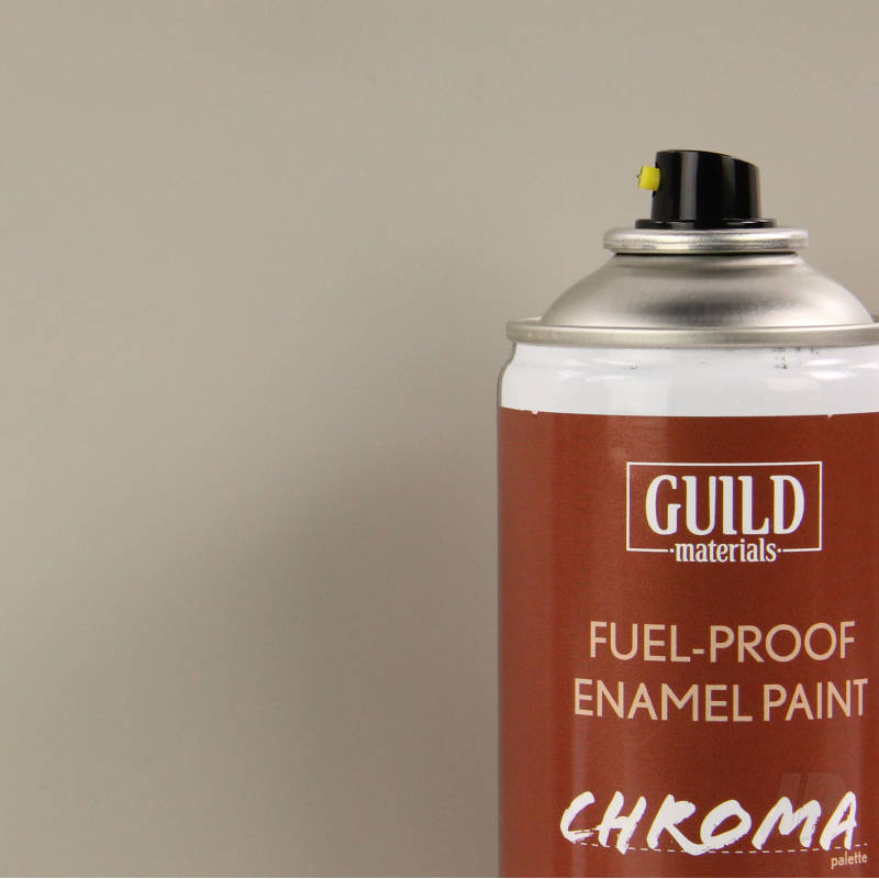 Matt Enamel Fuel-Proof Paint Chroma Light Grey (400ml Aerosol) (FL6510)