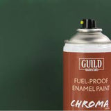 Matt Enamel Fuel-Proof Paint Chroma Dark Green (400ml Aerosol) (FL6512)