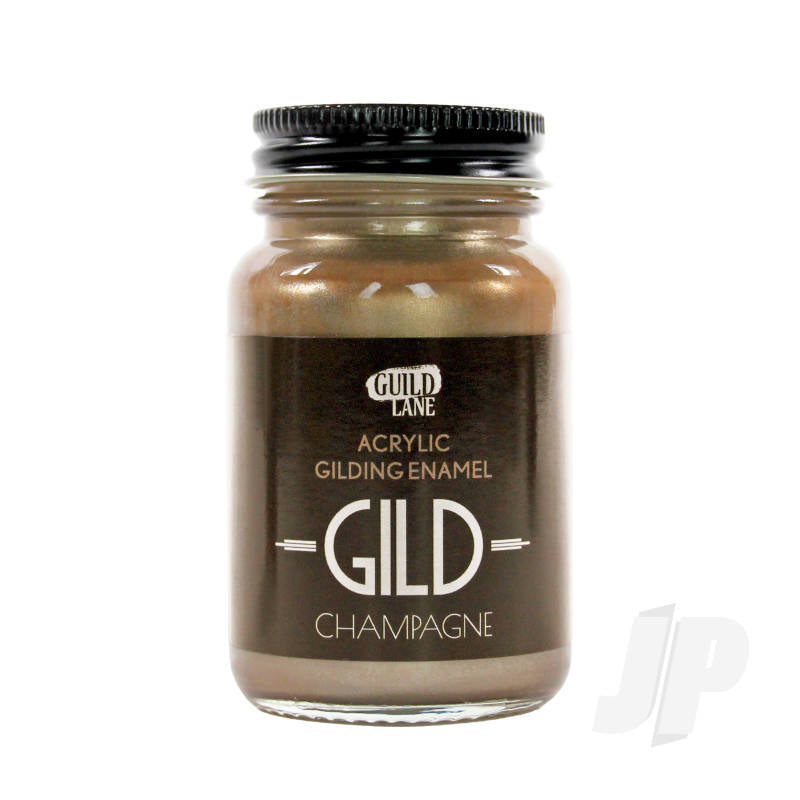 GILD Acrylic Gilding Enamel Paint Champagne (60ml Jar)