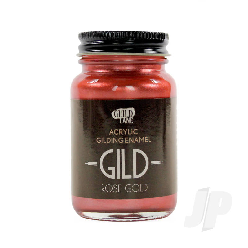 GILD Acrylic Gilding Enamel Paint Rose Gold (60ml Jar)