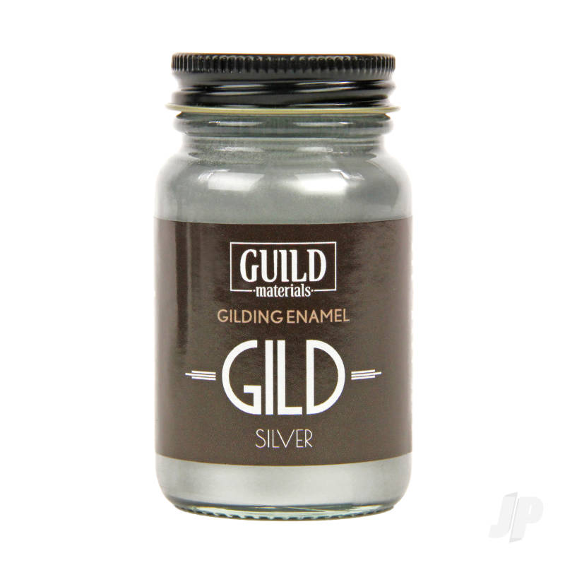 GILD Gilding Enamel Paint Silver (60ml Jar)