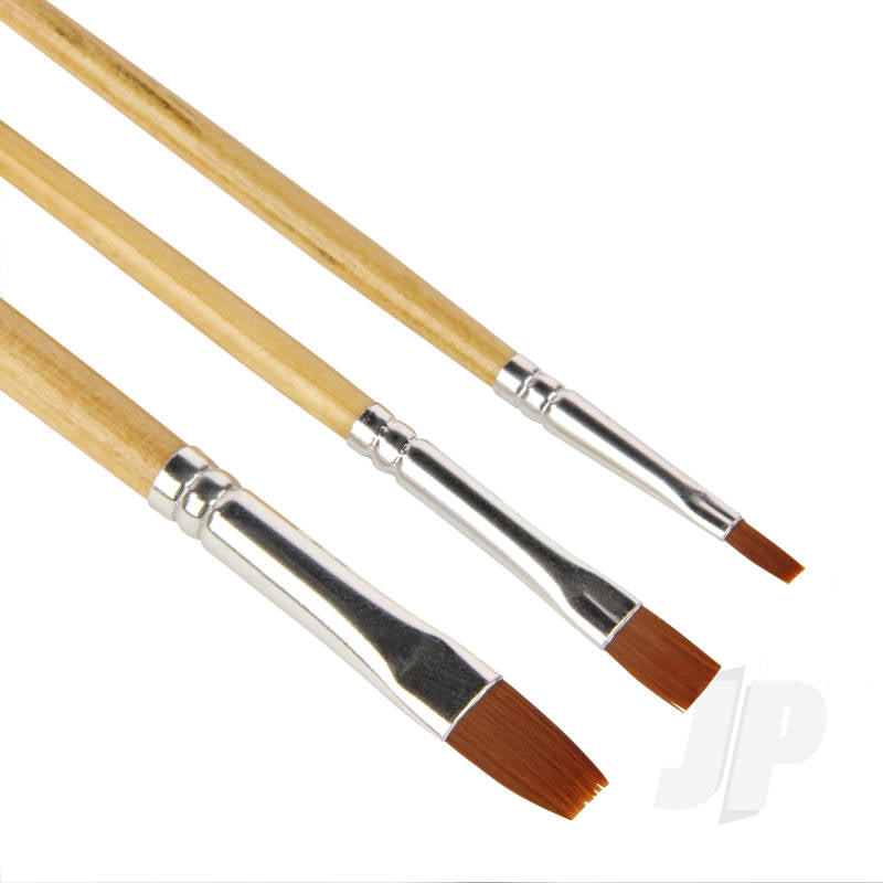 Flat Brush Set (3 pcs)