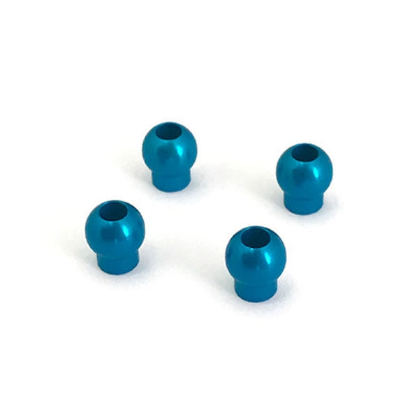 GMADE ALUMINIUM SHOCK UPPERBALL 6.8x7.6MM BLUE (4)