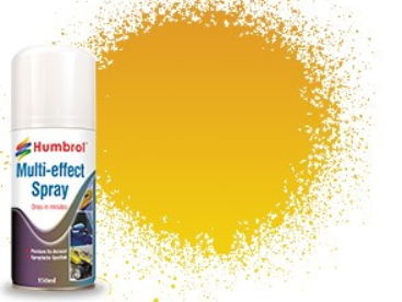Humbrol Acrylic Spray - Multi-Effect Gold (211)