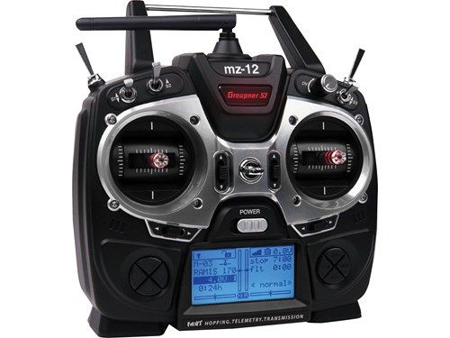 Graupner MZ-12 6Ch 2.4GHz HoTT Transmitter only - NEW - UNBOXED with manual