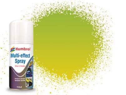 Humbrol Acrylic Spray - Multi-Effect Green (214)