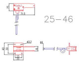 E Flite 25 - 46 Tricycle Electric Retracts